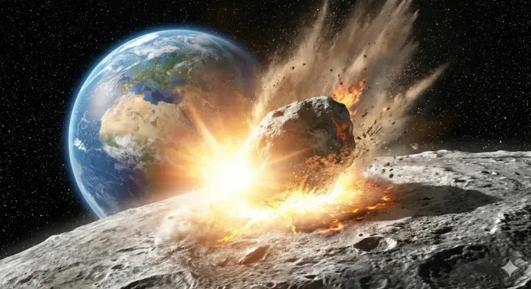 Asteroidi contro la Luna: uno spettacolo visibile a occhio nudo nel 2032