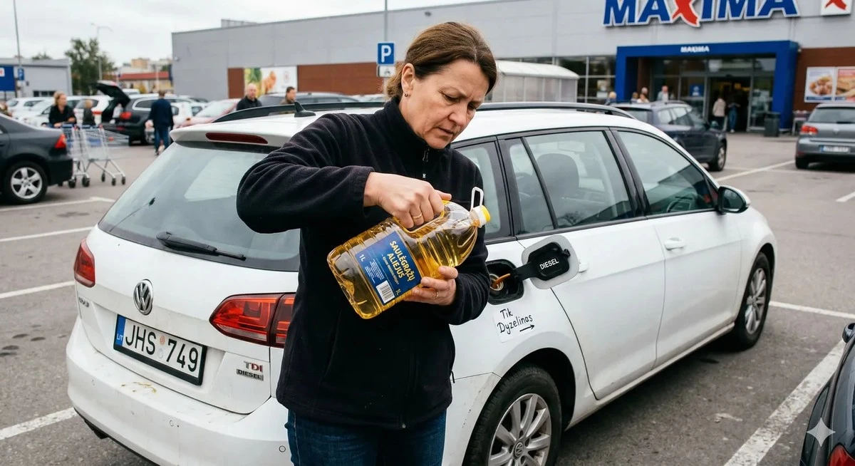 Dyzelinas už 2,50 Eur? Kai kurie vairuotojai jau ruošiasi pilti maistinį aliejų į baką