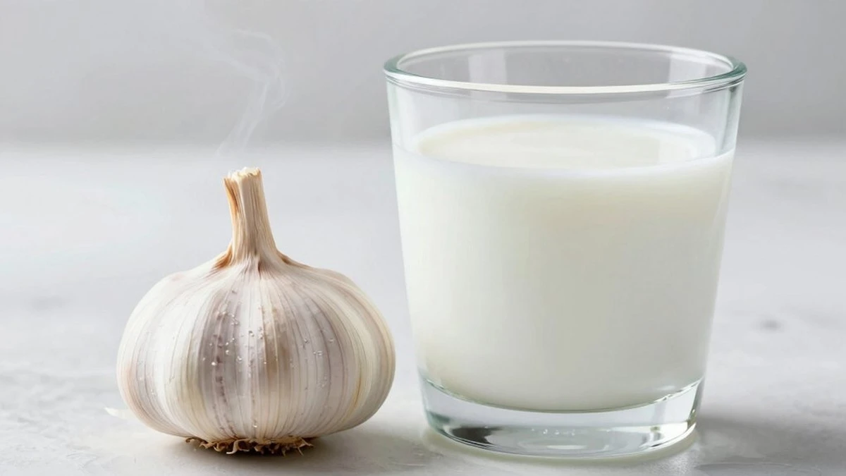 Il latte con aglio della nonna: il rituale segreto per cuore, digestione e immunità